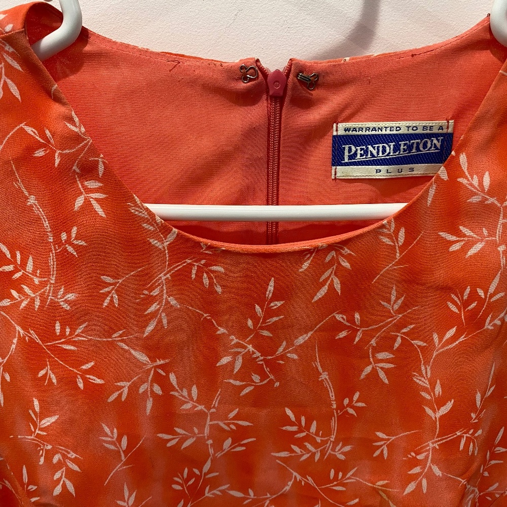 Pendleton Plus Maxi Floral Dress Sz. 16W - Picture 2 of 6